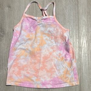 OshKosh B'gosh Pink and Orange Tie-Dye Tank Top